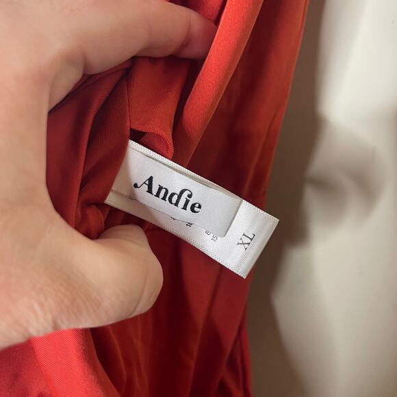 ANDIE Swimsuit The LUZON One Piece Smooth CHILI PEPPER Red XL Style AO209 - Picture 3 of 6